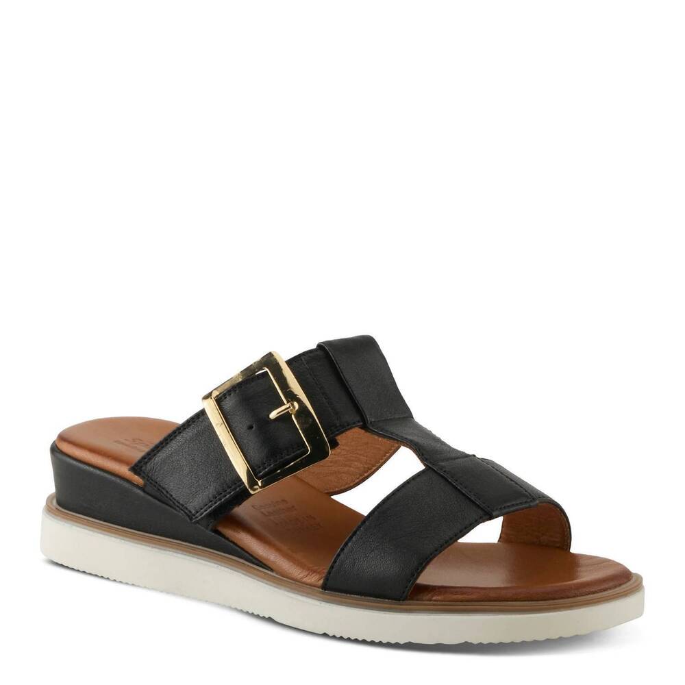 NEW SPRING STEP SHOES women's seaport sandal in black